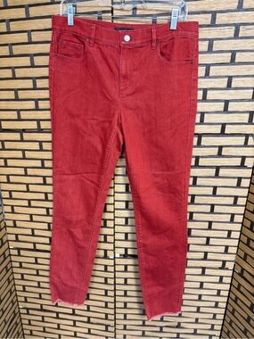 Ann Taylor the skinny burnt orange jeans size 10 tall